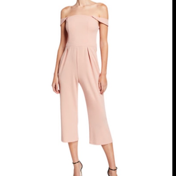 Marina Off-the-Shoulder Cropped Jumpsuit⭐️NWT⭐️ - Picture 1 of 9